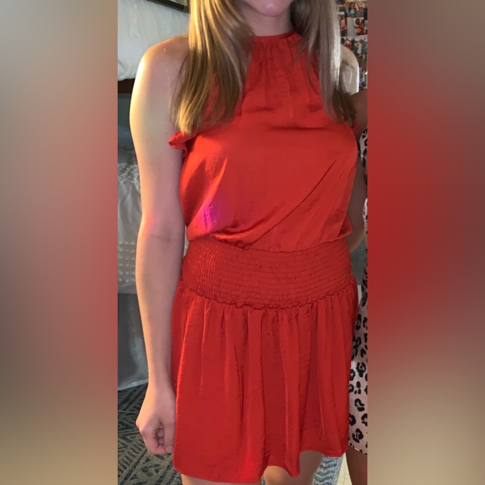 TCEC | Red Halter Dress